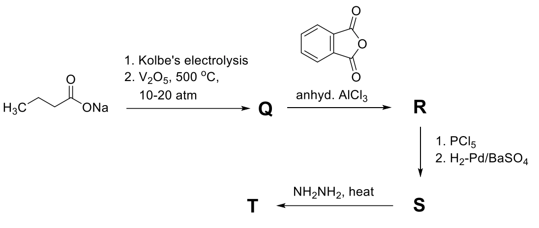 Reaction scheme for Q.8